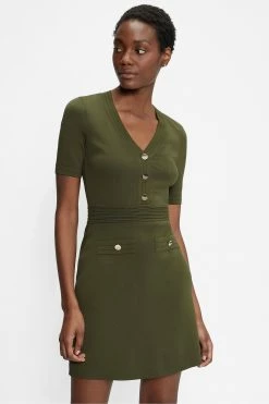 Ted Baker Green Katanna Knitted Utility Dress -TED BAKER Sales Store unnamed file 1013