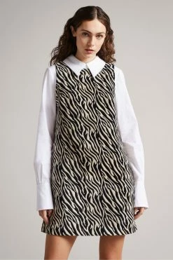 Ted Baker Lisabel White Shirt Layered Mini Dress