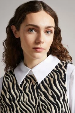 Ted Baker Lisabel White Shirt Layered Mini Dress 12 Ted Baker Lisabel White Shirt Layered Mini Dress -TED BAKER Sales Store unnamed file 1039