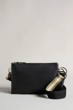 Ted Baker Black Darceyy Branded Webbing Cross-Body Bag -TED BAKER Sales Store unnamed file 104