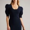 Ted Baker Dk-Blue Dollra Scoop Neck Bodycon Dress 2 Ted Baker Dk-Blue Dollra Scoop Neck Bodycon Dress -TED BAKER Sales Store unnamed file 1041