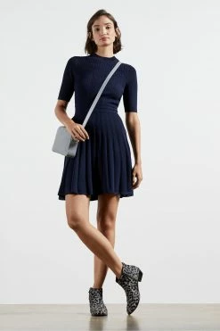 Ted Baker Blue Olivin Stitch Detail Dress -TED BAKER Sales Store unnamed file 1057