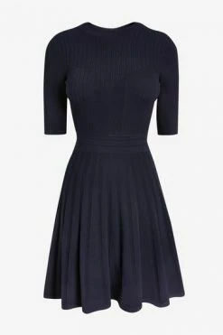 Ted Baker Blue Olivin Stitch Detail Dress -TED BAKER Sales Store unnamed file 1060