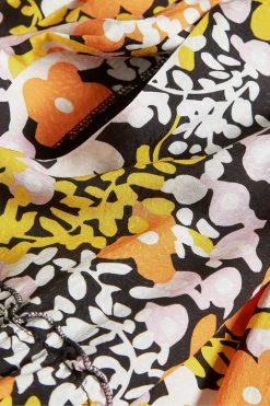 Ted Baker Safiree Black Printed Tiered Midi Dress -TED BAKER Sales Store unnamed file 1065