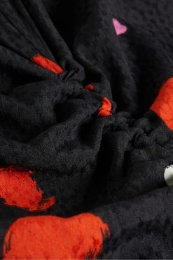 Ted Baker Black Lizzzee Ruched Side Detail Midi Dress -TED BAKER Sales Store unnamed file 1071