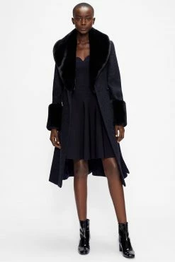 Ted Baker Blue Millly Sweetheart Neckline Dress -TED BAKER Sales Store unnamed file 1081