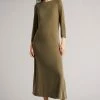 Ted Baker Green Neivaeh Twist Back Jersey Dress -TED BAKER Sales Store unnamed file 1085