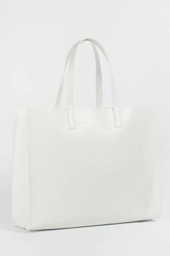 Ted Baker Allicon Nude Croc Detail Ew Icon Bag