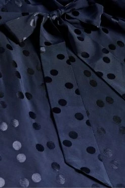 Ted Baker Livela Dk-Blue Spot Jacquard Midaxi Dress -TED BAKER Sales Store unnamed file 1103