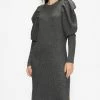 Ted Baker Grey Vctoria Extreme Sleeve Knit Dress -TED BAKER Sales Store unnamed file 1111