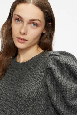 Ted Baker Grey Vctoria Extreme Sleeve Knit Dress -TED BAKER Sales Store unnamed file 1114