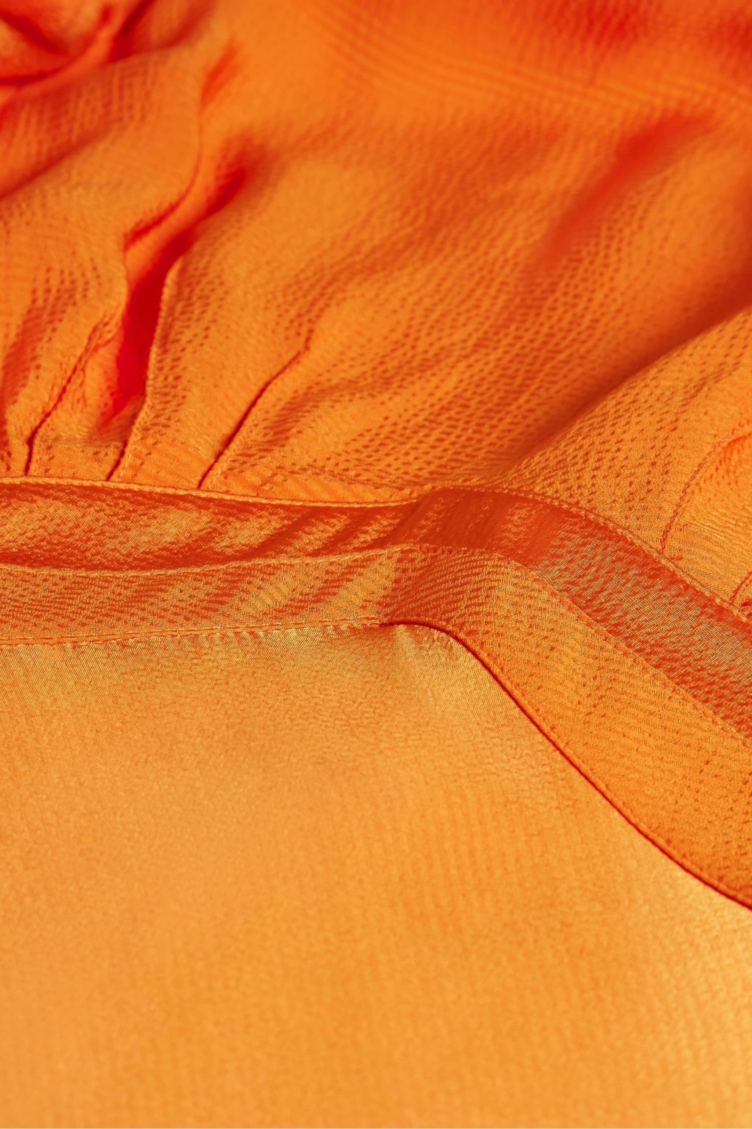 Ted Baker Orange Lysette Tie Detail Satin Tea Dress 7 Ted Baker Orange Lysette Tie Detail Satin Tea Dress - Image 5