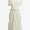 Ted Baker Natural Susanna Pleather Mockable Midi Dress -TED BAKER Sales Store unnamed file 1135