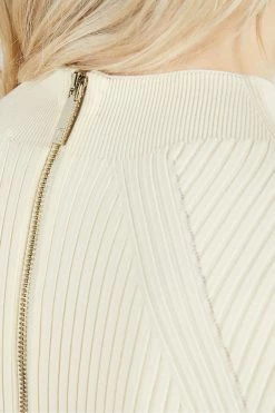 Ted Baker Natural Susanna Pleather Mockable Midi Dress -TED BAKER Sales Store unnamed file 1139