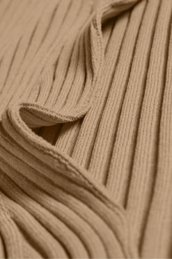 Ted Baker Brown Kiierra Lt-Brown Low Back Detail Knit Dress -TED BAKER Sales Store unnamed file 1165