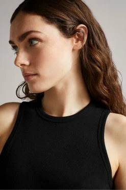 Ted Baker Livviaa Black Knot Front Jersey Dress -TED BAKER Sales Store unnamed file 1177