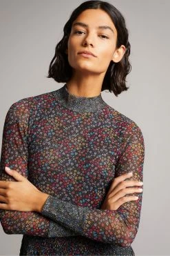 Ted Baker Black Meadoww Mesh Dress With Smocking 11 Ted Baker Black Meadoww Mesh Dress With Smocking -TED BAKER Sales Store unnamed file 1183