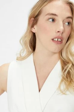 Ted Baker White Laraaa Mock Wrap Tiered Mini Dress -TED BAKER Sales Store unnamed file 1188