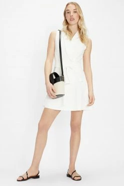 Ted Baker White Laraaa Mock Wrap Tiered Mini Dress -TED BAKER Sales Store unnamed file 1191
