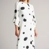 Ted Baker White Eliyzza Button Up Midi Dress With Tie Cuffs -TED BAKER Sales Store unnamed file 1222