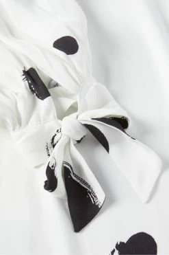 Ted Baker White Eliyzza Button Up Midi Dress With Tie Cuffs -TED BAKER Sales Store unnamed file 1226