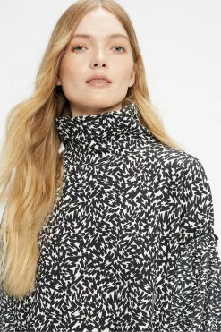 Ted Baker Black Toddl High Neck Dip Hem Midi Dress -TED BAKER Sales Store unnamed file 1254