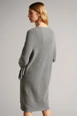 Ted Baker Friidah Grey Cocoon Shape Knitted Dress -TED BAKER Sales Store unnamed file 1259
