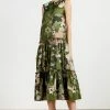 Ted Baker Norflk Green Camo Collar Dress -TED BAKER Sales Store unnamed file 1261