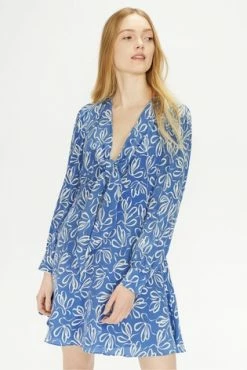 Ted Baker Blue Heidiee Modernity Printed Mini Dress -TED BAKER Sales Store unnamed file 1271