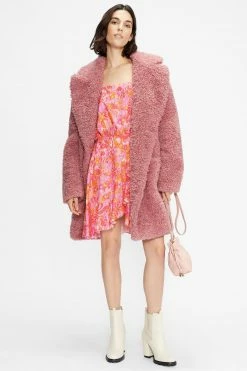 Ted Baker Pink Bethha Exaggerated Shoulder Dress -TED BAKER Sales Store unnamed file 1296