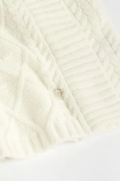 Ted Baker Womens White Arriaa Cable Sweater Dress 10 Ted Baker Womens White Arriaa Cable Sweater Dress -TED BAKER Sales Store unnamed file 1303