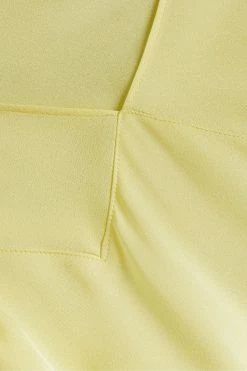 Ted Baker Yellow V-Neck Bias Cut Midi Dress -TED BAKER Sales Store unnamed file 1321