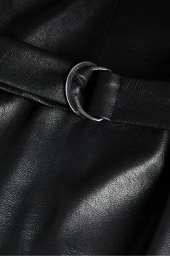 Ted Baker Black Optunia PU Belted Mini Dress -TED BAKER Sales Store unnamed file 1327