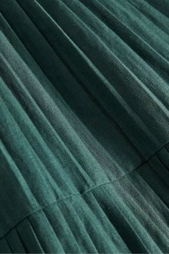 Ted Baker Teal-Blue Iveth Exaggerated Ruffle Midi Dress -TED BAKER Sales Store unnamed file 1341