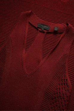 Ted Baker Brown Crochet Easy Fit Maxi Dress -TED BAKER Sales Store unnamed file 1347