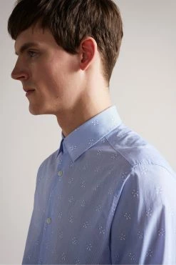 Ted Baker Roylo Blue Long Sleeve Balloon Dog Print Shirt -TED BAKER Sales Store unnamed file 1378