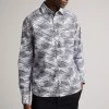 Ted Baker White Hundon Long Sleeve Geo Tile Print Shirt -TED BAKER Sales Store unnamed file 1401