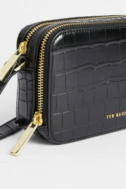 Ted Baker Black Stina Double Zip Mini Camera Bag -TED BAKER Sales Store unnamed file 142