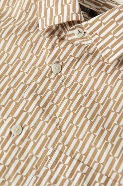 Ted Baker Ruskin Tan Ls Retro Print Shirt -TED BAKER Sales Store unnamed file 1436