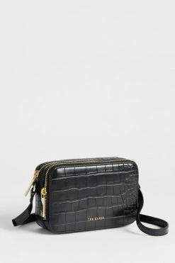 Ted Baker Black Stina Double Zip Mini Camera Bag -TED BAKER Sales Store unnamed file 144