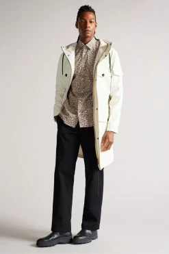 Ted Baker Dunston Brown Long Sleeve Retro Dot Shirt -TED BAKER Sales Store unnamed file 1440