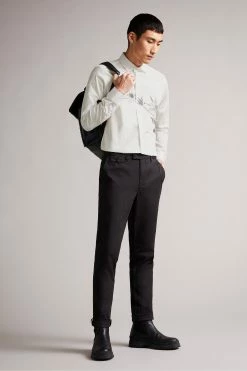 Ted Baker Ilford White Long Sleeve Thistle Placement Print Shirt 9 Ted Baker Ilford White Long Sleeve Thistle Placement Print Shirt -TED BAKER Sales Store unnamed file 1477