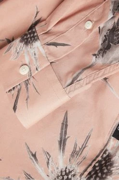 Ted Baker Pink Oldford Long Sleeve Thistle Print Shirt -TED BAKER Sales Store unnamed file 1484