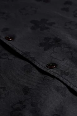 Ted Baker Black Onested Long Sleeve Floral Jacquard Shirt -TED BAKER Sales Store unnamed file 1498