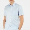 Ted Baker Blue Civiche Plain Linen Blend Shirt -TED BAKER Sales Store unnamed file 1500