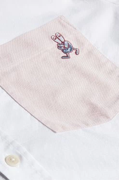 Ted Baker Natural Foster Long Sleeve Colourblock Oxford Shirt -TED BAKER Sales Store unnamed file 1518