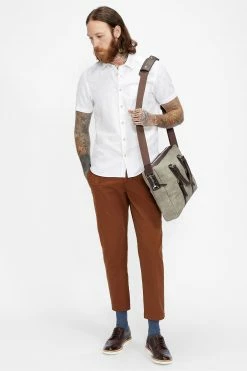 Ted Baker White Civiche Plain Linen Shirt -TED BAKER Sales Store unnamed file 1528