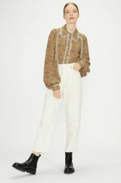 Ted Baker Yellow Fearie Georgette Shirt -TED BAKER Sales Store unnamed file 1538