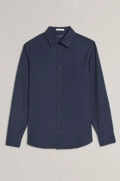 Ted Baker Blue Sonikk Long Sleeve Tonal Poplin Shirt 17 Ted Baker Blue Sonikk Long Sleeve Tonal Poplin Shirt -TED BAKER Sales Store unnamed file 1565