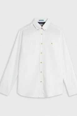 Ted Baker White Piktur Oxford Shirt -TED BAKER Sales Store unnamed file 1579